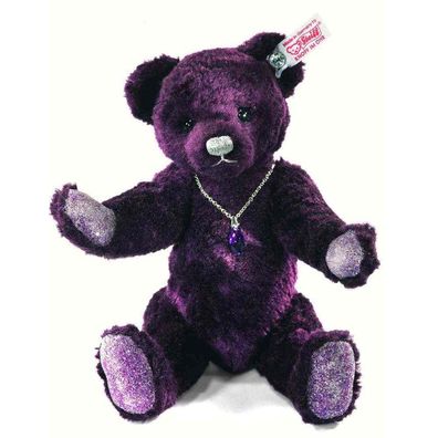 Steiff 035159 Collectors Teddybär Amethyst lila Swarovski Elements Teddy