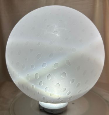 Kugel Blasenglas satiniertes Ersatzglas f. Außenleuchten Ø300mm, Kragen Ø100mm