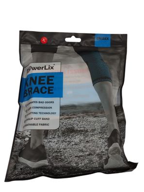 Powerlix Knieschoner für Frauen/Männer Kompressionsgröße XL