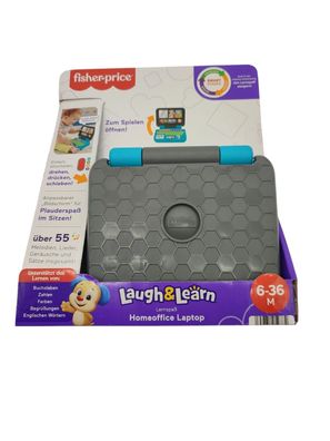 FISHER-PRICE Lernspaß Homeoffice Laptop elektronisches Lernspielzeug