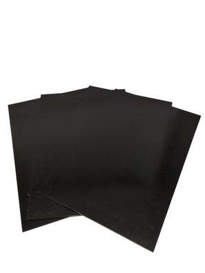 DRERIO Acrylfolie 3 mm Schwarz Ersatzglas Projektplatte