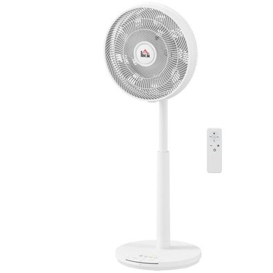 Standventilator leise mit Fernbedienung, Ventilator mit 12 Geschwindigkeitsstufen