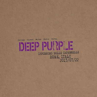 Deep Purple: Live In Rome 2013 (Limited Edition) - Edel Music
