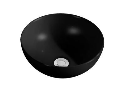 Beitz & Walz AqvaCeramica Aufsatzbecken "SlimRim" 325 mm mattschwarz