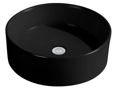 Beitz & Walz AqvaCeramica Aufsatzbecken rund 460 mm mattschwarz