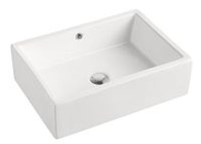Beitz & Walz AqvaCeramica Aufsatzbecken 650 x 440 mm -weiß