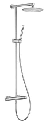 Herzbach DESIGN iX Duschsäule mit Brause-Aufputz-Thermostat Ø 300mm