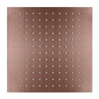 Herzbach DESIGN IX PVD Regenbrause square 300 * 300 mm Copper