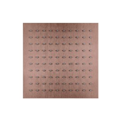 Herzbach DESIGN IX PVD Regenbrause square 200 * 200 mm Copper