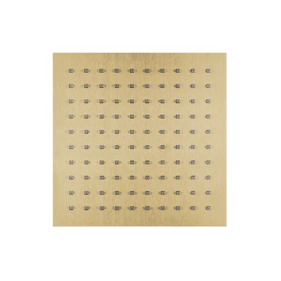 Herzbach DESIGN IX PVD Regenbrause square 200 * 200 mm Brass