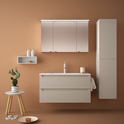 Waschtischunterschrank Monterrey 1000 2 Schubladen Macchiato