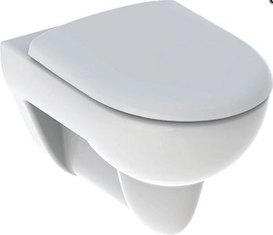 Geberit Wand-Tiefspül-WC Renova Set m WCSitz Bef. v. un. 540mm Ausld. weiß