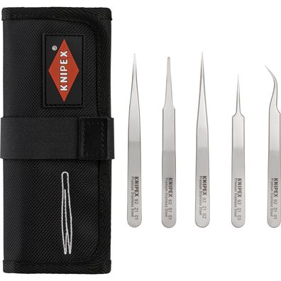 KNIPEX Präzisionspinzetten-Set, 5tlg