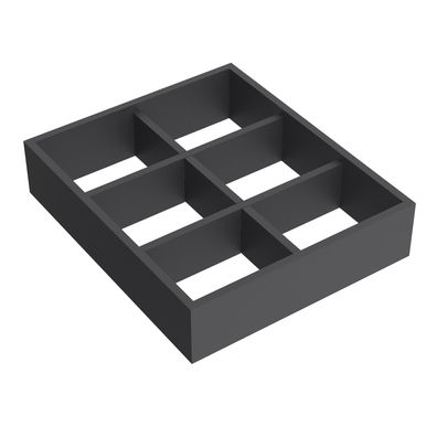 Salgar Schubladen-Organizer 6 Lücken NEGRO 273 x 332 x 70 mm