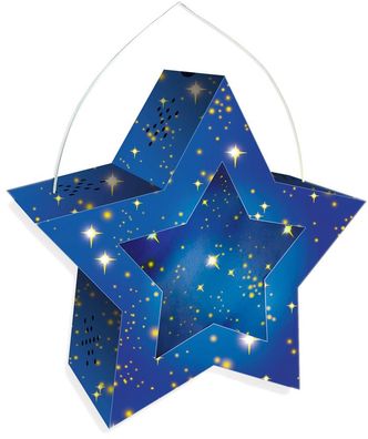 Laternen Bastelset Twinkle Star Sternenhimmel, 1 Stück