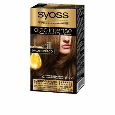 Syoss Oleo Intense Permanent Hair Color 5-86 Caramel Brown