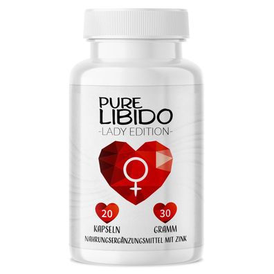 Saint Nutrition® Pure Libido Capsules for Ladies - Libido steigern mit Sofortwirkung