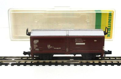 Spur N Minitrix 3530 Hubschiebedachwagen DB - OVP (5959k)