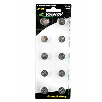 Batterie Knopfzelle Vinergy LR44 (10er VE)