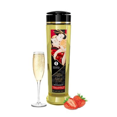 SHUNGA Massage Öl Romance (Sparkling Strawberry Wine) 240ml