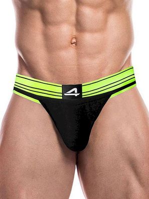 CUT4MEN Rugby Jockstrap Underwear Neon Green