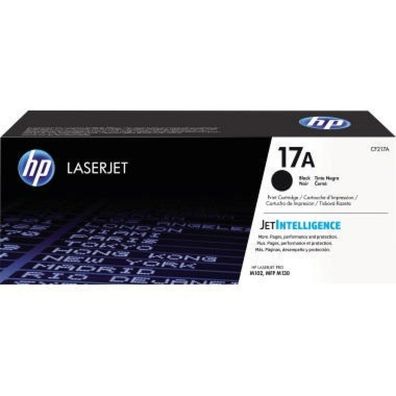HP HP Cartridge No 17A HP17A HP 17A Black Schwarz (CF217A)