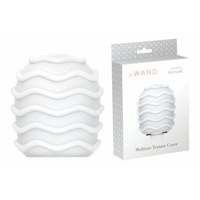 Le Wand Spiral Texture Cover white