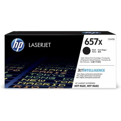 HP Cartridge No 657X HP657X HP 657X Black Schwarz (CF470X)