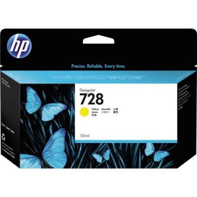 HP Ink No 728 HP728 HP 728 Yellow Gelb (F9J65A)
