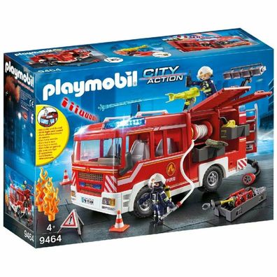 Playmobil 9464 City Action Feuerwehr-Rüstfahrzeug (rot/weiß, Mit Licht und Sound)