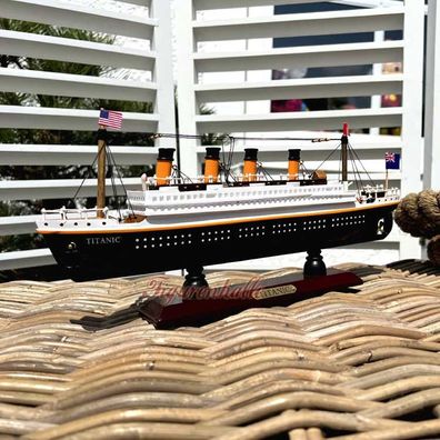 Titanic Standmodell deko Schiff classic Dekoration Maritim Dekoschiff modellschiff