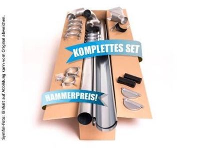 Dachrinne Zink Set Pultdach Dachrinnen Rinnenset Rinnen Dachhaken