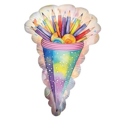 Party Factory Folienballon Back to school Rucksack 45 cm M3 Schulanfang Einschulung