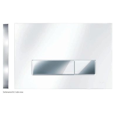 WERIT JOMO TREND WC Betätigungsplatte, 2 Mengen Spülung für Wandeinbauspülkasten SLS