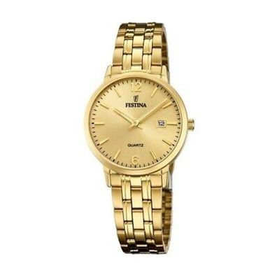 Festina Damen Analog Quarz Uhr mit Edelstahl Armband F20514/2