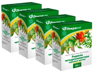 Rosenwurzgewächs Wurzel 4 x 50 g Rhodiola quadrifida Lecra-Sjet