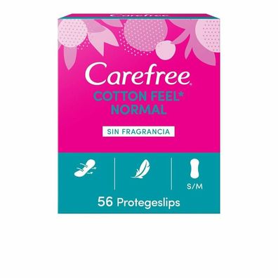 Carefree Cotton Protector Sin Fragancia 56 Uds