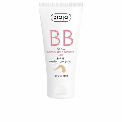 Ziaja Bb Cream Pieles Normales, Secas y Sensibles Spf15 Natural 50ml