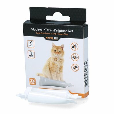 Knock Pest Floh-Zeckentube Katze NL+FR