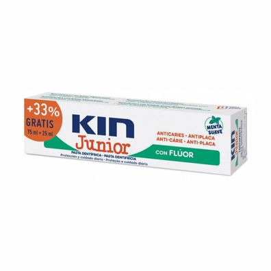 Kin Junior Minze Milde Zahnpasta 75ml+25ml