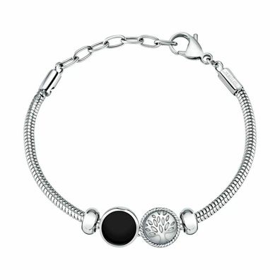 Fashion steel bracelet Tree of Life Drops SCZ1207