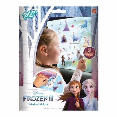 Totum Disney Frozen Ii Over 70 Window Stickers