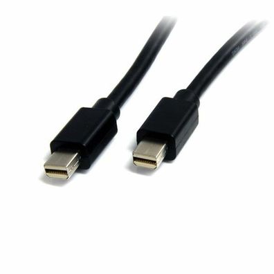 2m Mini Displayport Cable 1.2, Minidp 4k To Mdp, Plug/Plug, Black