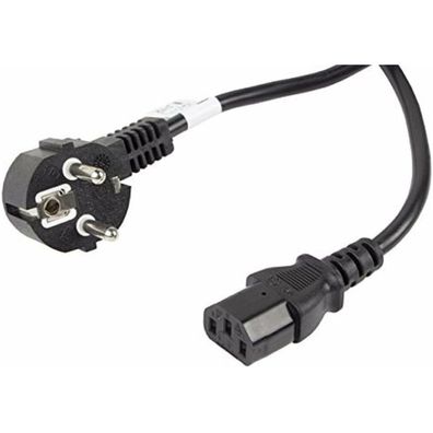 Lanberg Ca-C13c-11cc-0100-Bk" Cee 7/7 Shuko Plug To Iec 320 C13" Plug