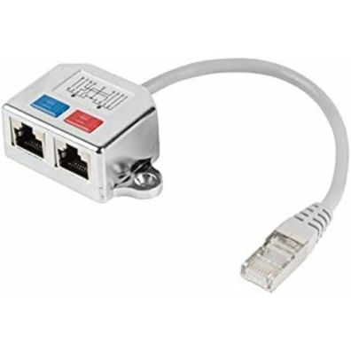 Lanberg Ad-0026-S "Rj45 Plug To Rj45 Bus" 2x Splitter Fast Ethernet T-Adapter