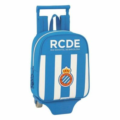 Rcd Espanyol Official Toddler Backpack With Safta Trolley