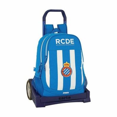 Rcd Espanyol Ergonomic Backpack With Safta Evolution Trolley