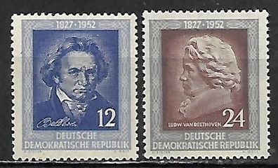 DDR postfrisch Michel Nummer 300-301 mit Falzresten