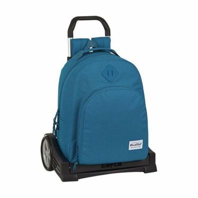 School Backpack With Wheels Evolution Blackfit8 Egeo Blue