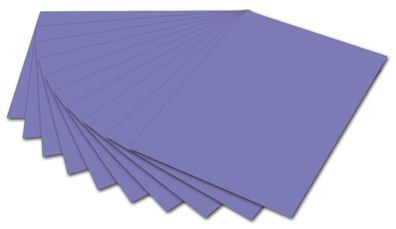 50x Folia 6145037 Fotokarton - A4, veilchenblau